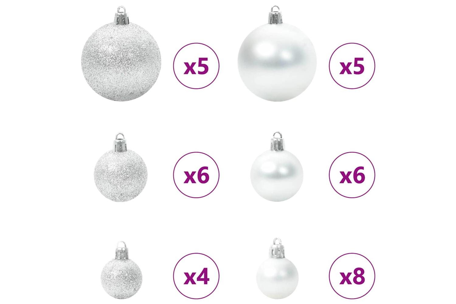 Vidaxl Artificial Pre-lit Christmas Tree Green 150 Cm Pvc And Metal-7