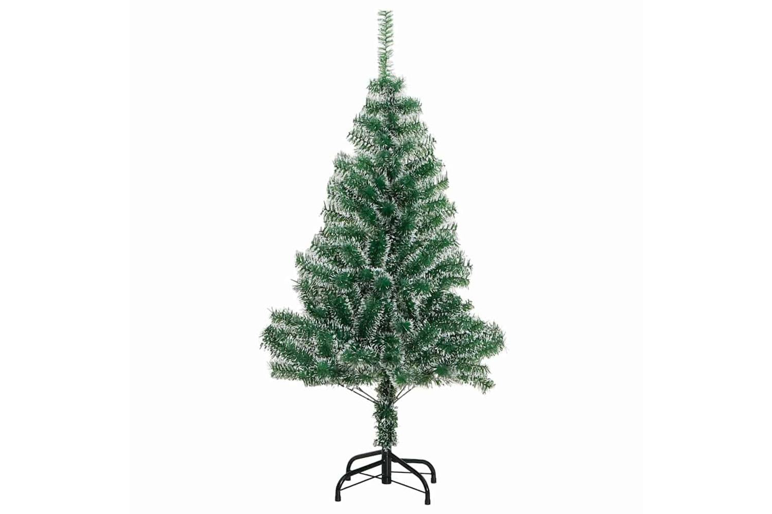 Vidaxl Artificial Christmas Tree Snow Flocked With Led Light 120 Cm-7