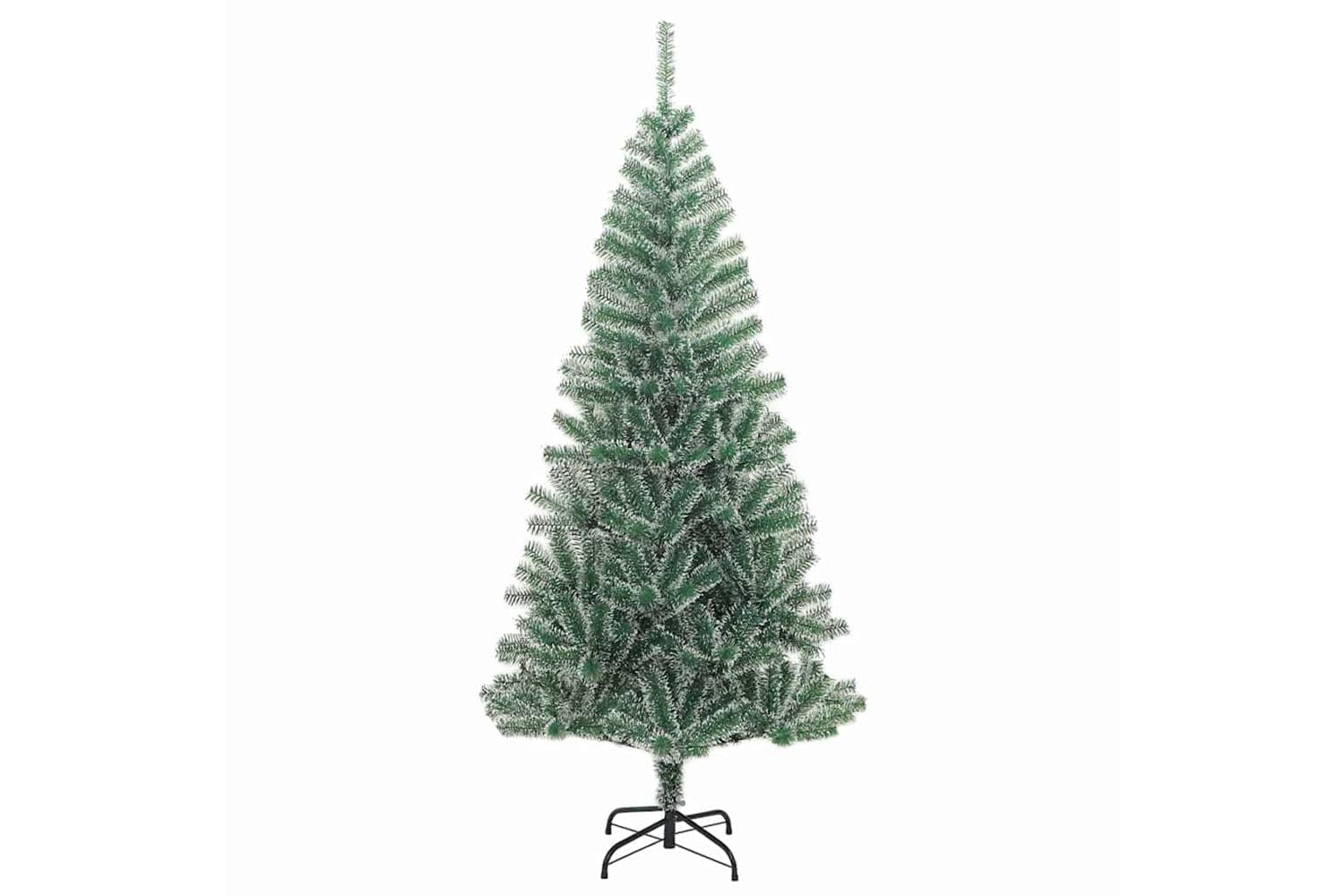 Vidaxl Artificial Christmas Tree Snow Flocked With Led Light 240 Cm-5