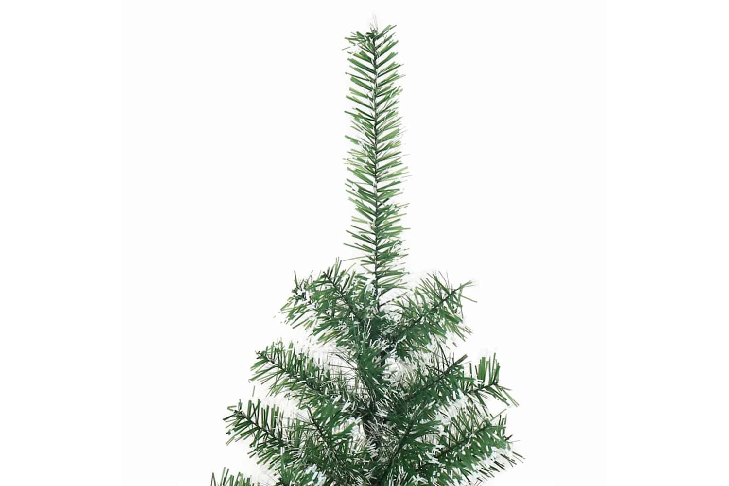 Vidaxl Artificial Christmas Tree Snow Flocked With Led Light 240 Cm-10