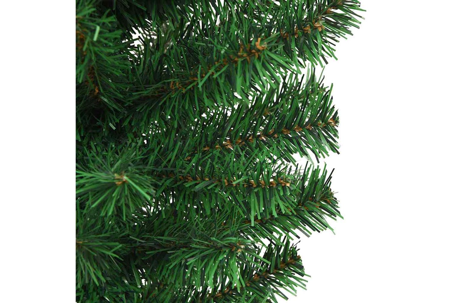 Vidaxl Upside-down Artificial Pre-lit Christmas Tree With Ball Set-10