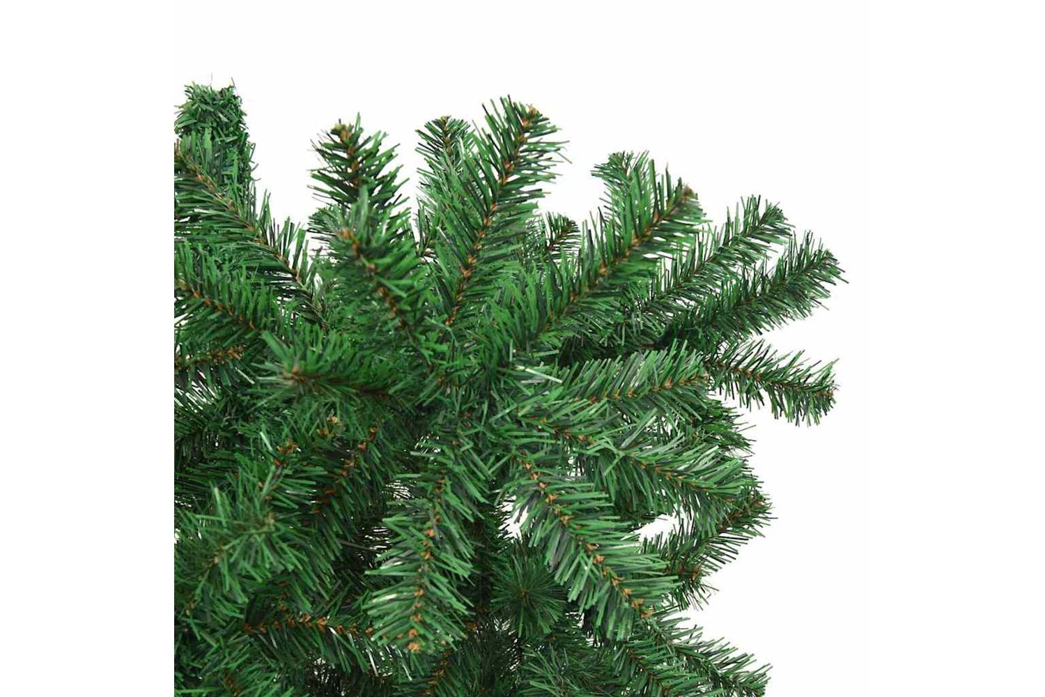 Vidaxl Upside-down Artificial Pre-lit Christmas Tree Green 180 Cm Pvc-6