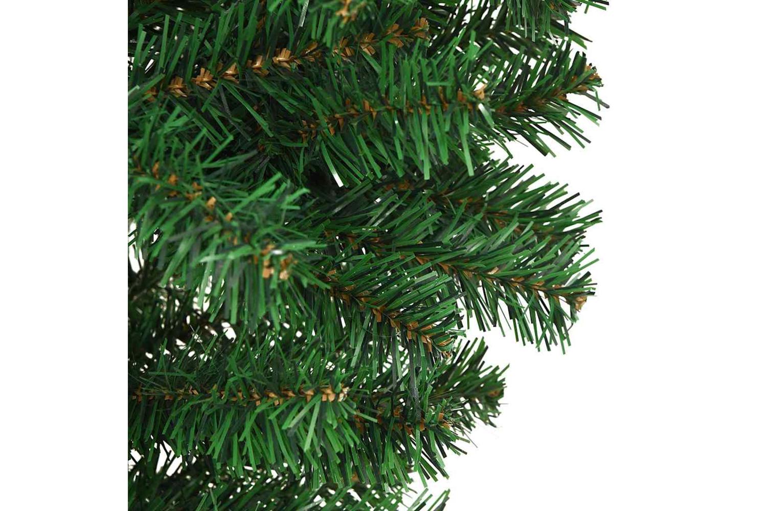 Vidaxl Upside-down Artificial Pre-lit Christmas Tree With Ball Set-10