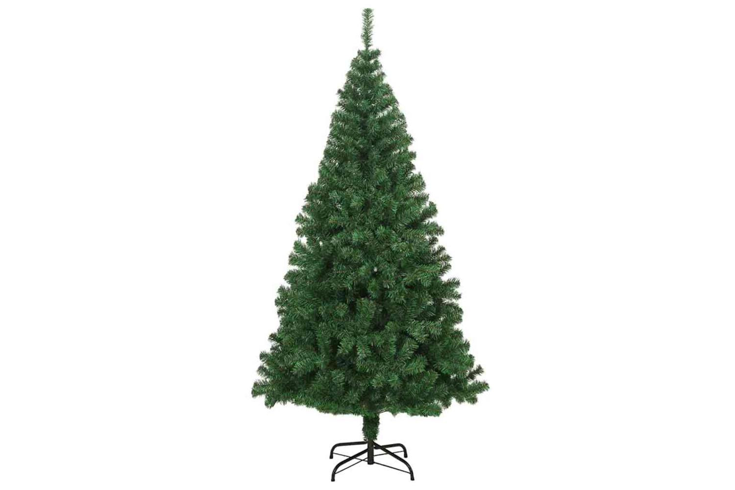 Vidaxl Artificial Christmas Tree With 300 Leds With Stand Green 180 Cm-4