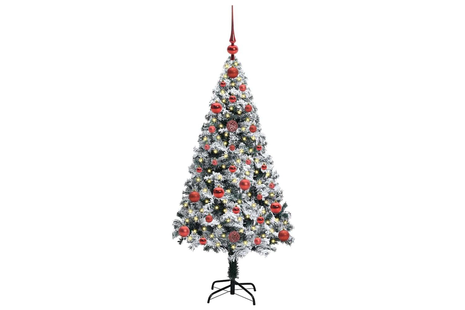 Vidaxl Artificial Christmas Tree With 150 Leds With Stand Green 120 Cm-3