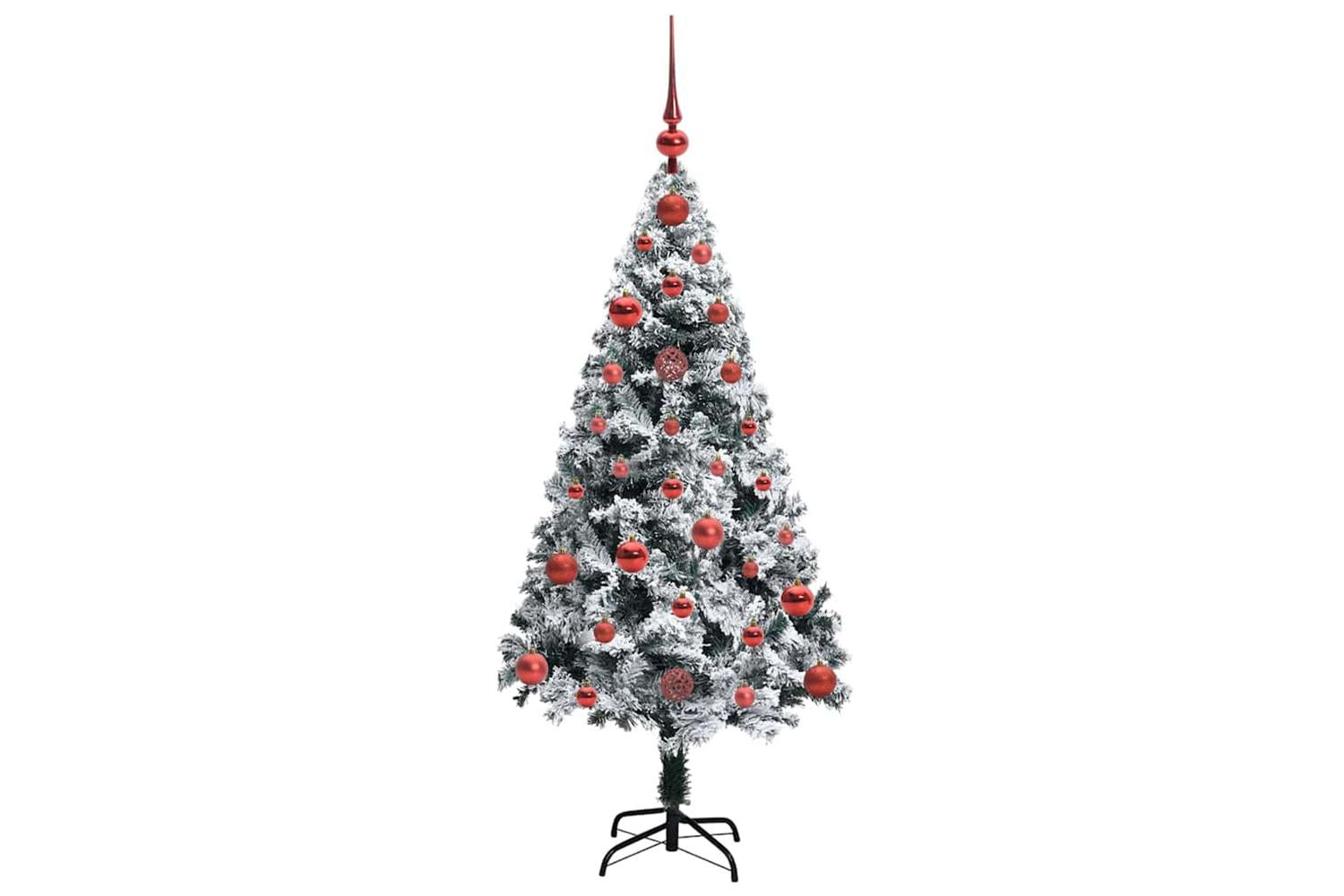 Vidaxl Artificial Christmas Tree With 150 Leds With Stand Green 120 Cm-4