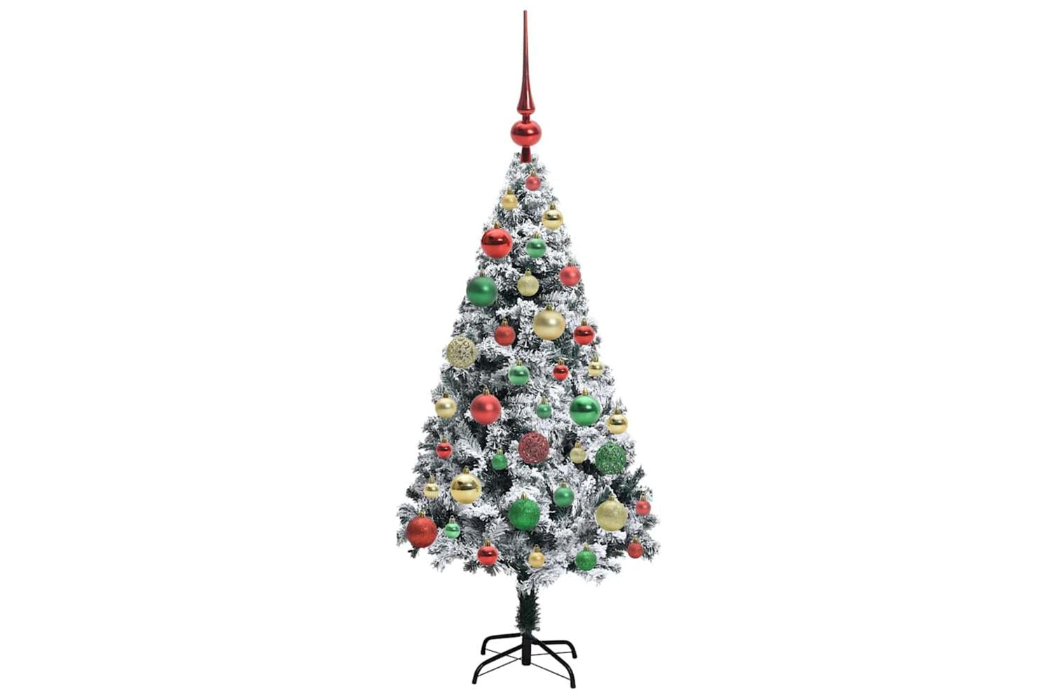 Vidaxl Artificial Christmas Tree With 150 Leds With Stand Green 120 Cm-6