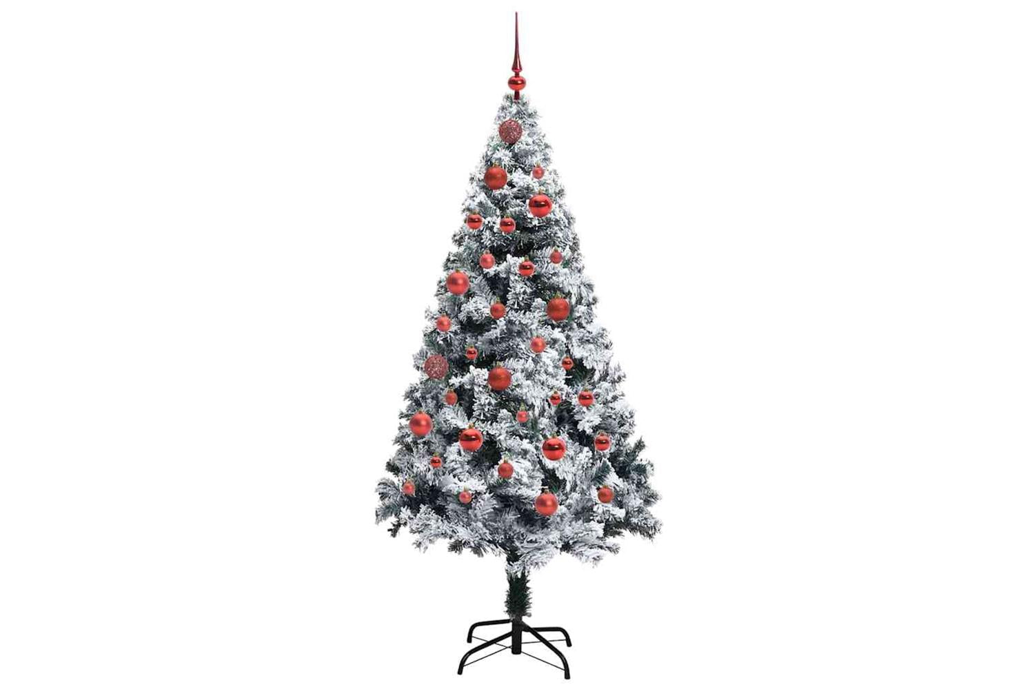 Vidaxl Artificial Christmas Tree With 150 Leds With Stand Green 150 Cm-4