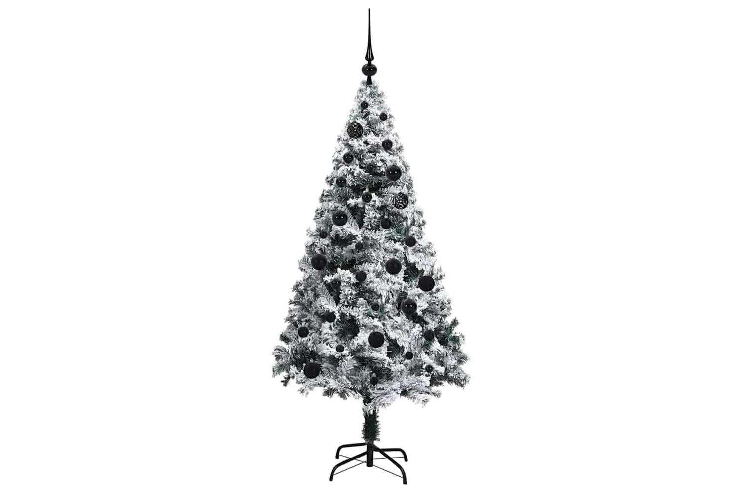 Vidaxl Artificial Christmas Tree With 150 Leds With Stand Green 150 Cm-4