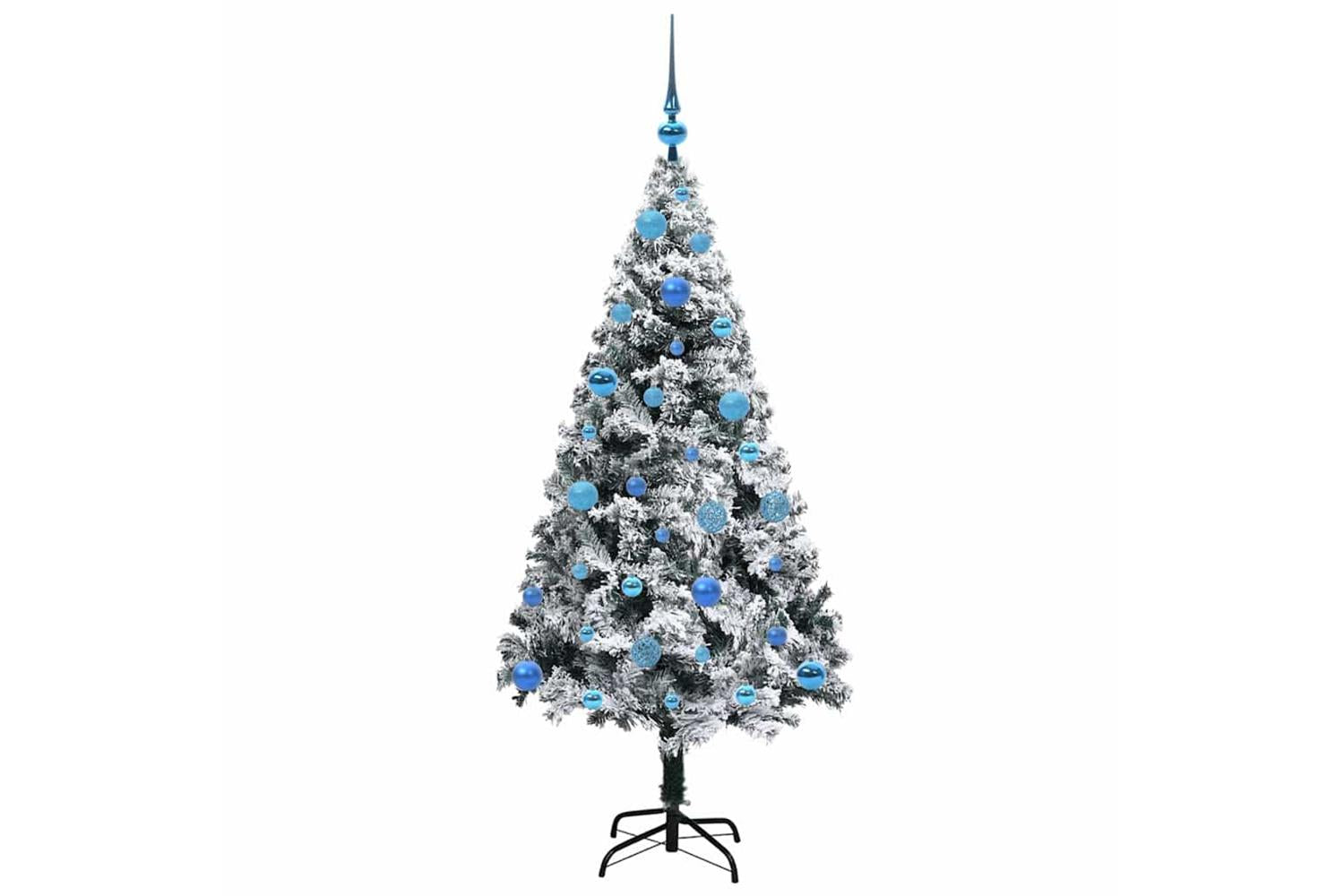 Vidaxl Artificial Christmas Tree With 150 Leds With Stand Green 150 Cm-4