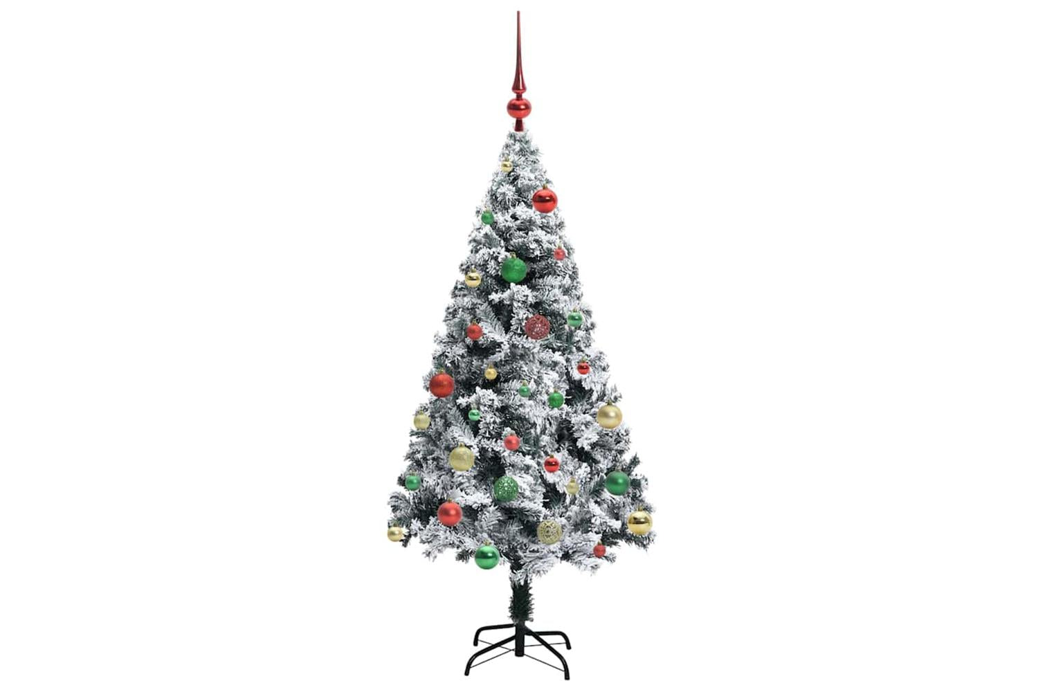Vidaxl Artificial Christmas Tree With 150 Leds With Stand Green 150 Cm-6