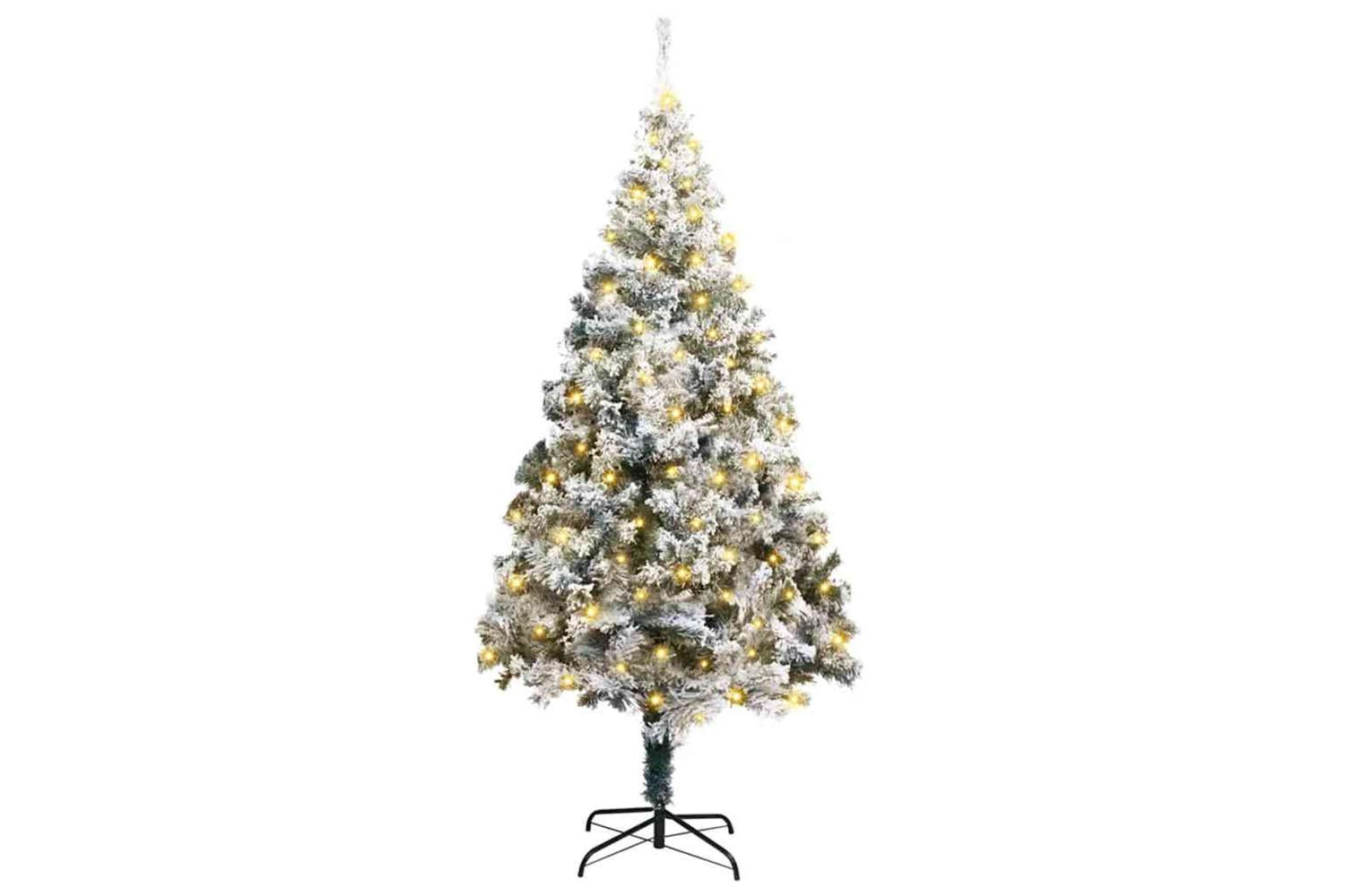 Vidaxl Artificial Christmas Tree With 300 Leds With Stand Green 180 Cm-2