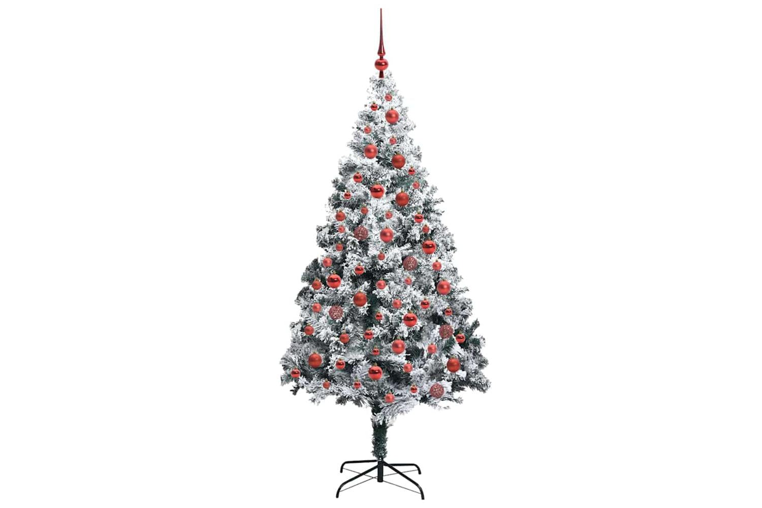 Vidaxl Artificial Christmas Tree With 300 Leds With Stand Green 180 Cm-4