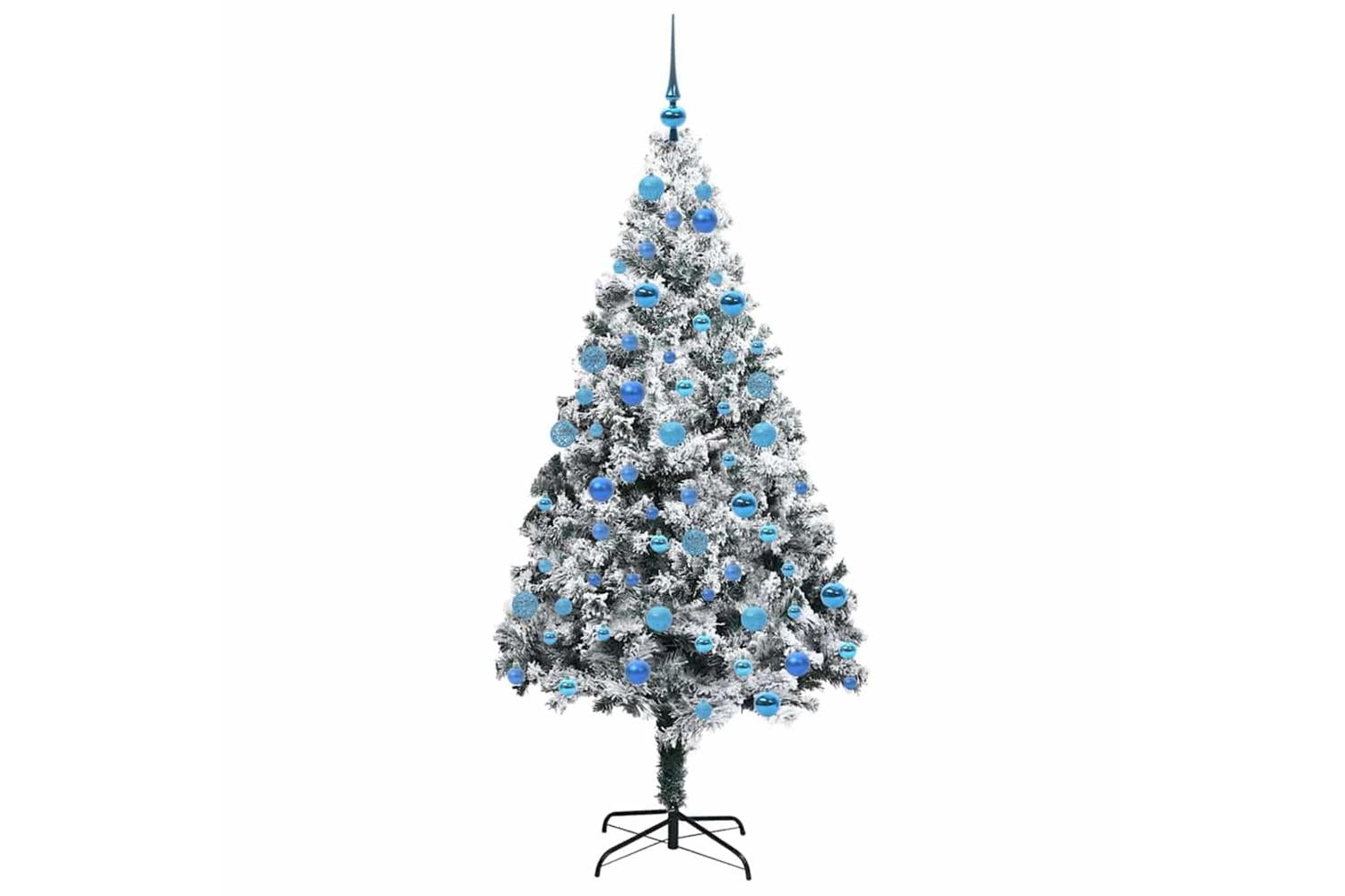Vidaxl Artificial Christmas Tree With 300 Leds With Stand Green 180 Cm-4