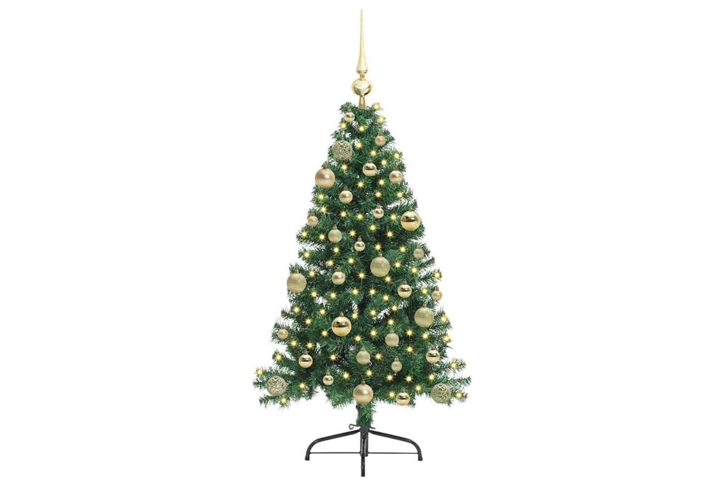 Vidaxl Artificial Pre-lit Christmas Tree Green 120 Cm Pvc-3