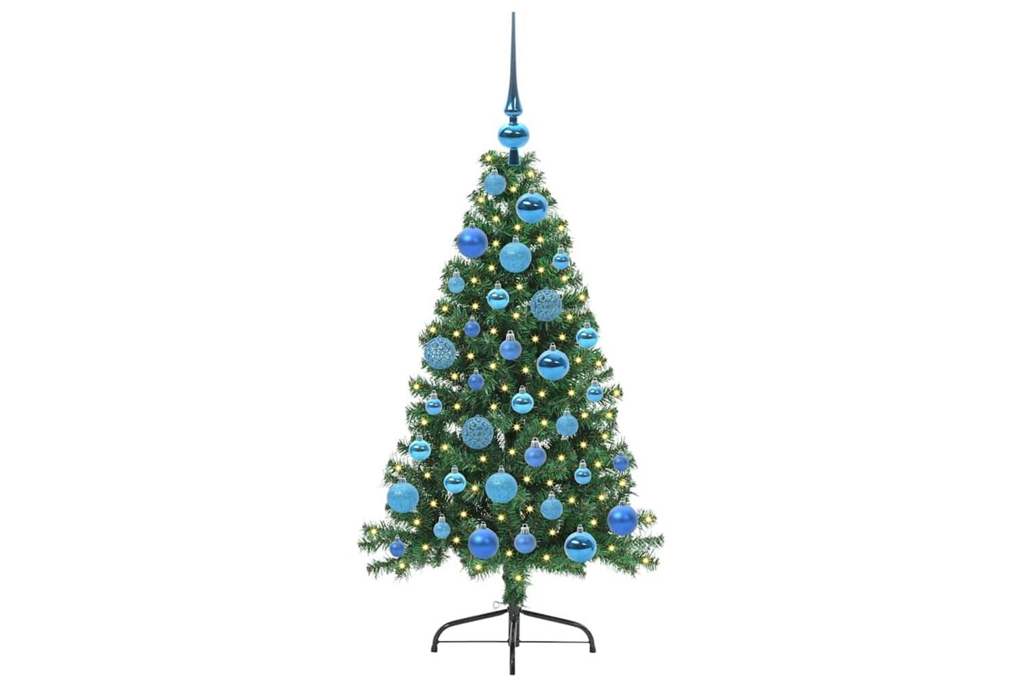 Vidaxl Artificial Pre-lit Christmas Tree Green 120 Cm Pvc-3