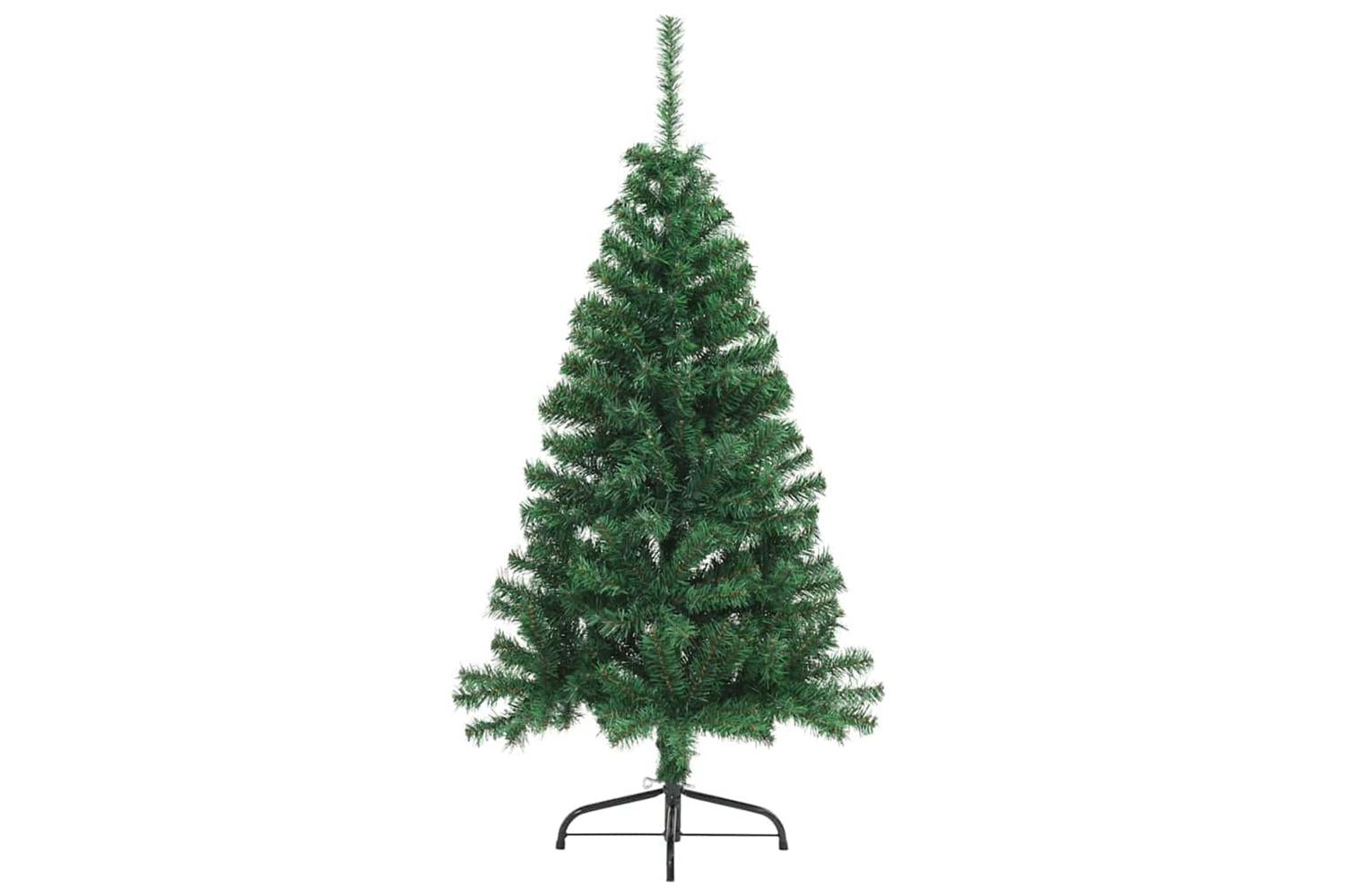 Vidaxl Artificial Pre-lit Christmas Tree Green 150 Cm Pvc-5