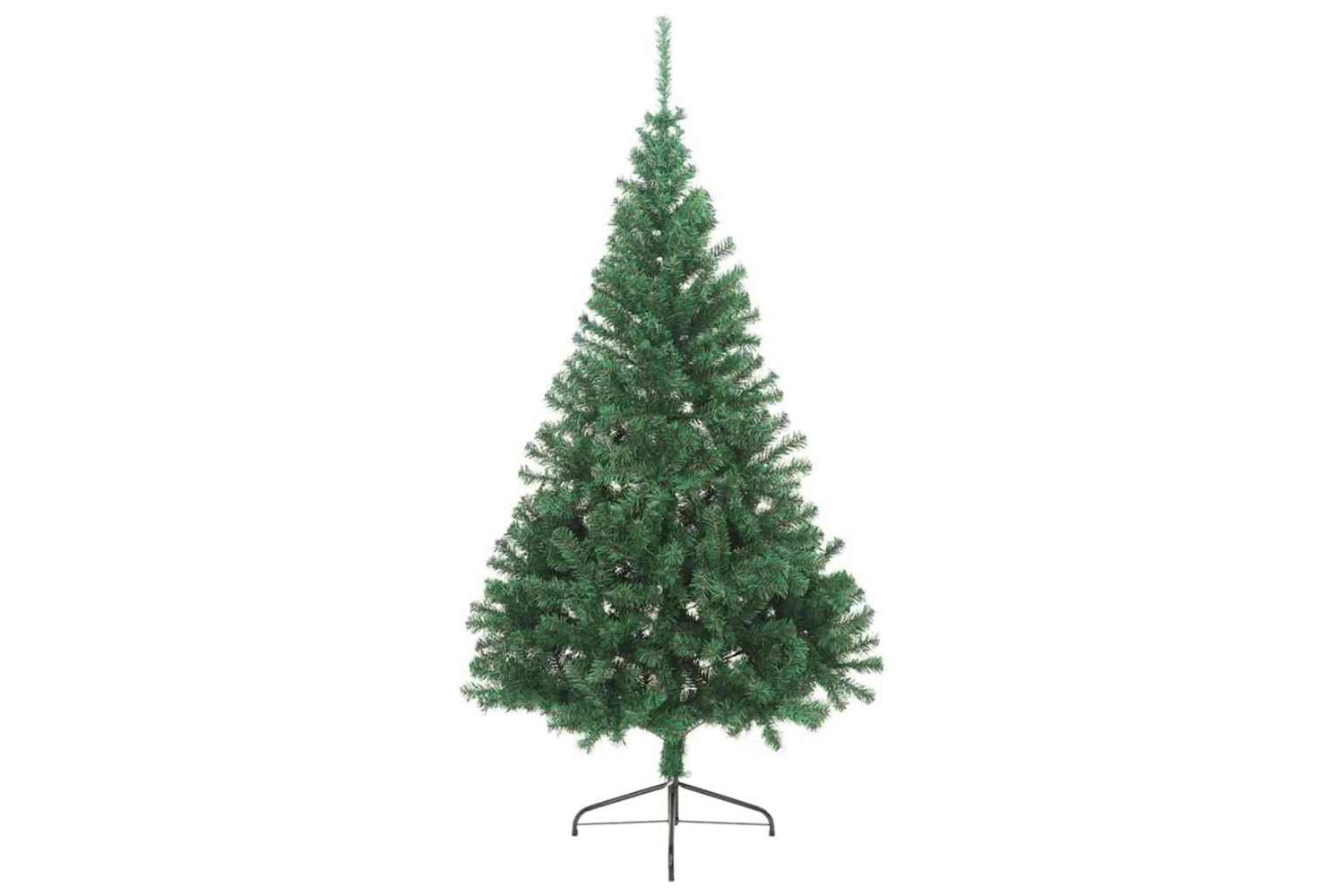 Vidaxl Artificial Pre-lit Christmas Tree Green 240 Cm Pvc-3