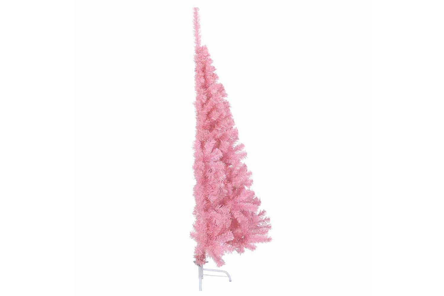 Vidaxl Artificial Pre-lit Christmas Tree With 150 Leds Pink 120 Cm Pvc-10