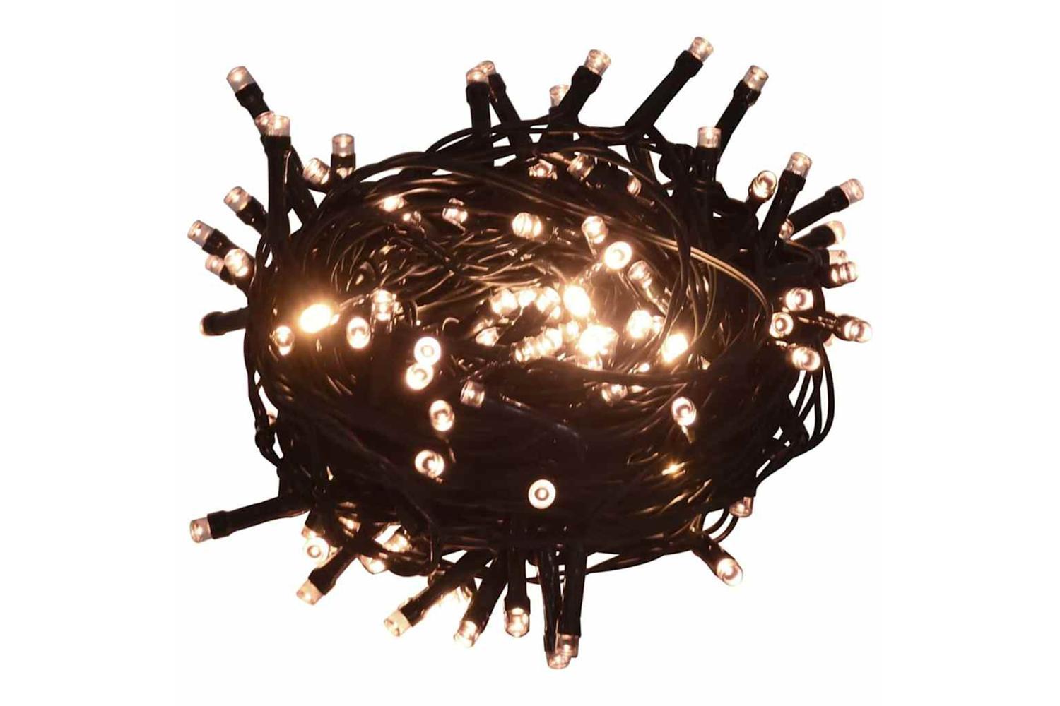 Vidaxl Artificial Pre-lit Christmas Tree Black 240 Cm Pvc-5