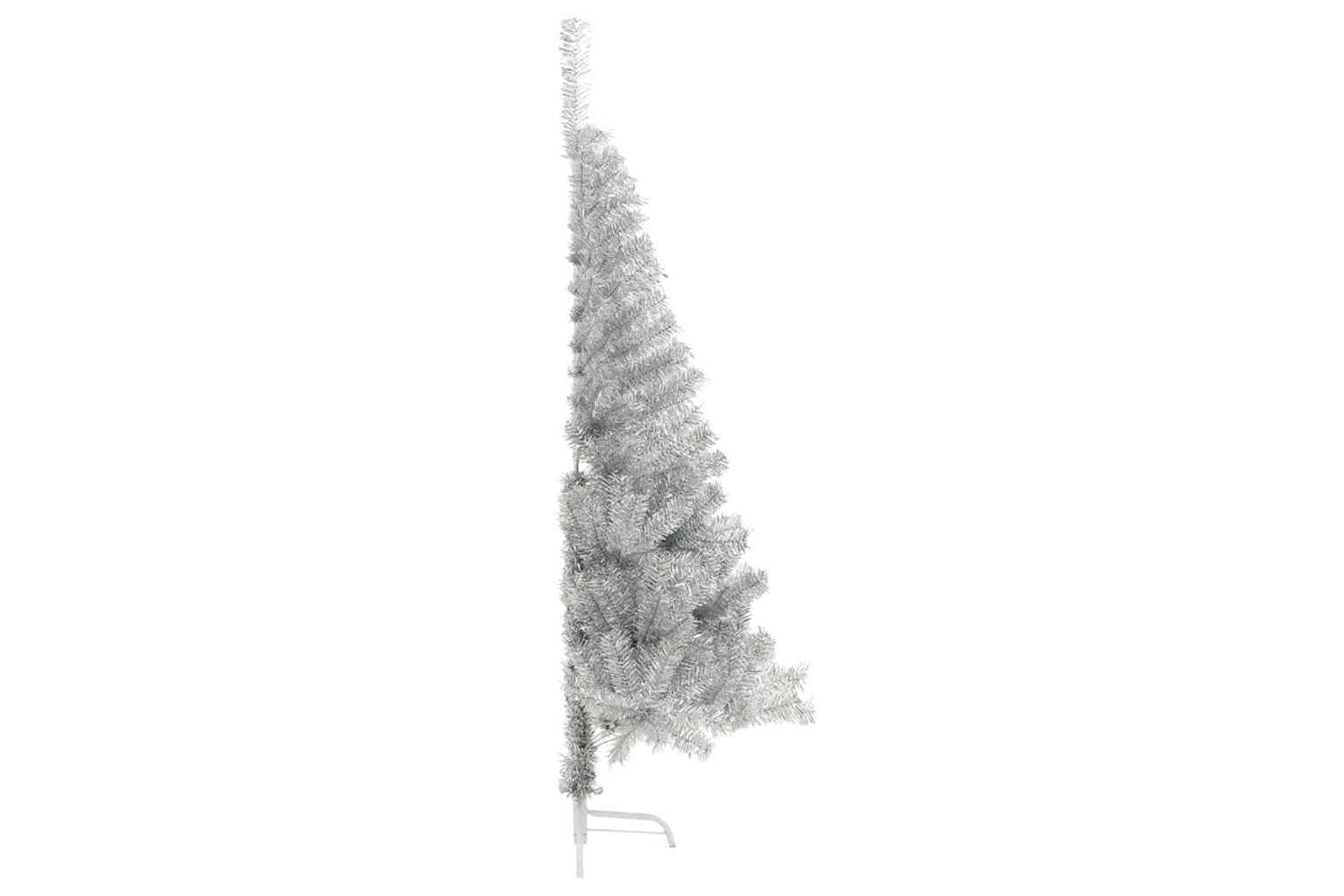 Vidaxl Artificial Pre-lit Christmas Tree Silver 150 Cm Pet-10