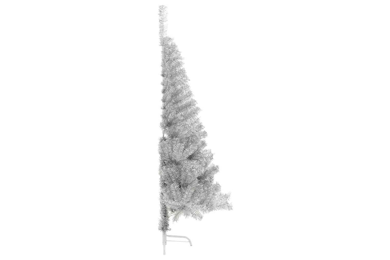 Vidaxl Artificial Pre-lit Christmas Tree Silver 180 Cm Pet-10