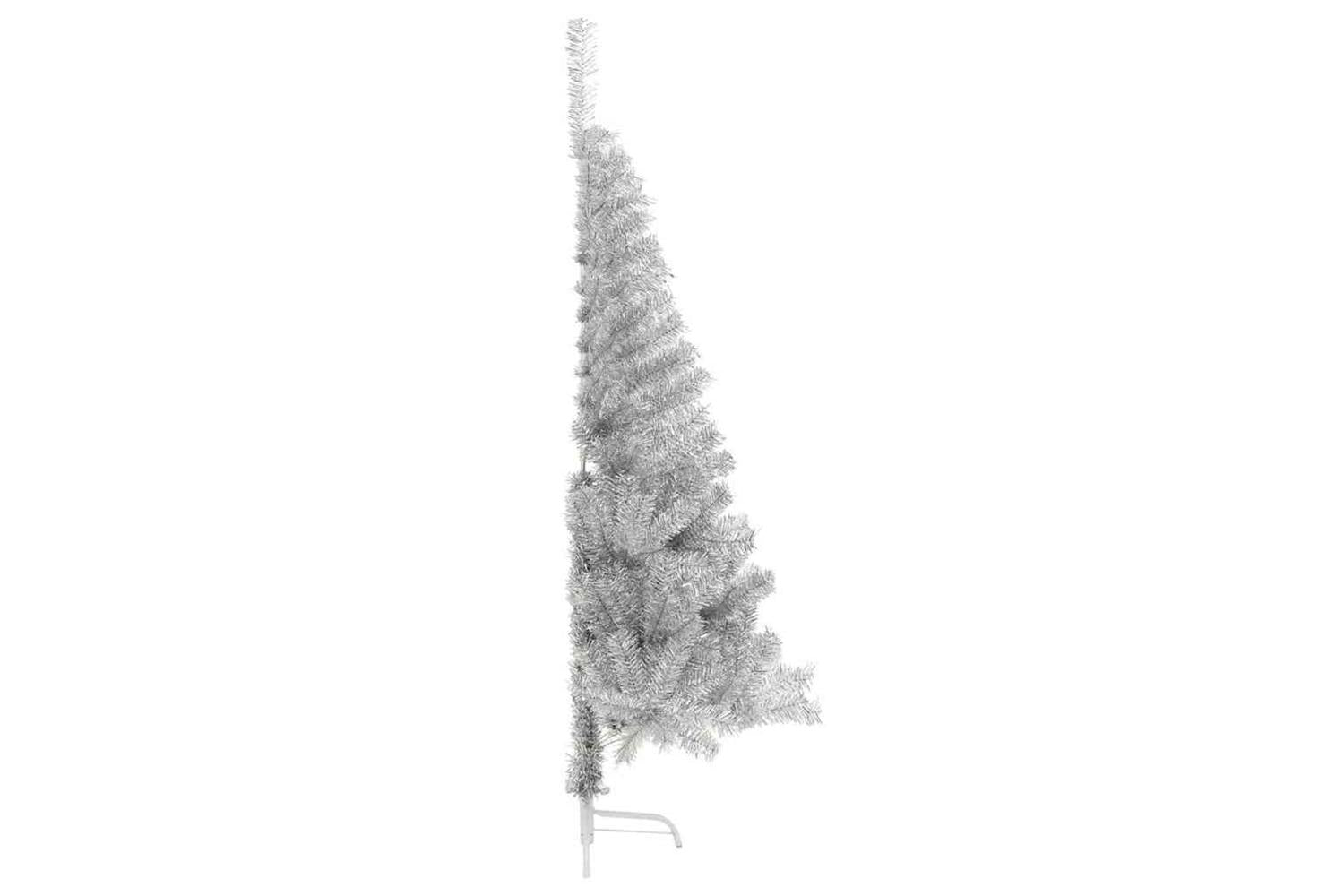 Vidaxl Artificial Pre-lit Christmas Tree Silver 180 Cm Pet-10
