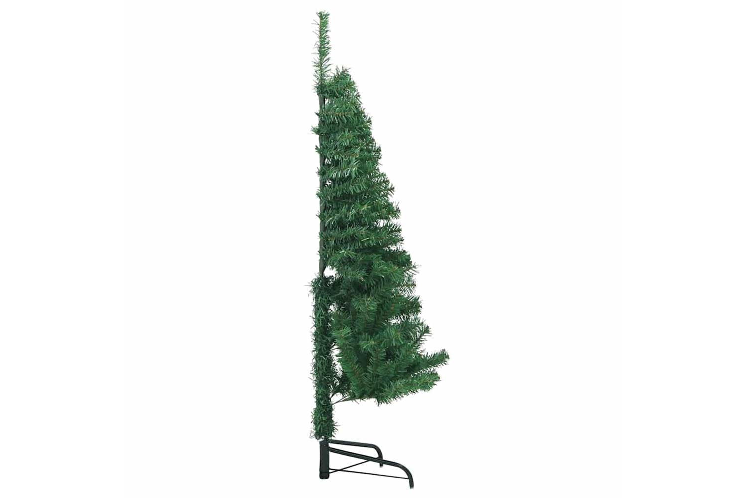 Vidaxl Corner Artificial Christmas Tree Green 120 Cm Pvc And Metal-10