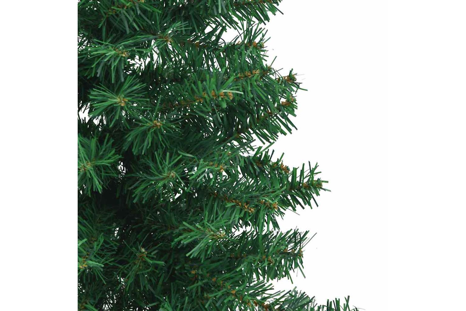 Vidaxl Corner Artificial Christmas Tree Green 120 Cm Pvc And Metal-10