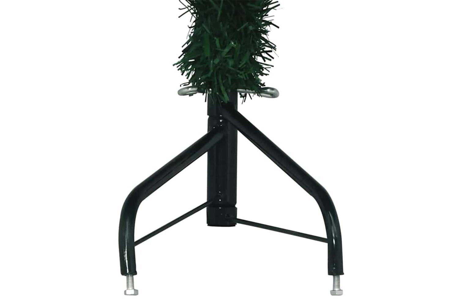 Vidaxl Corner Artificial Christmas Tree Green 180 Cm Pvc And Metal-5