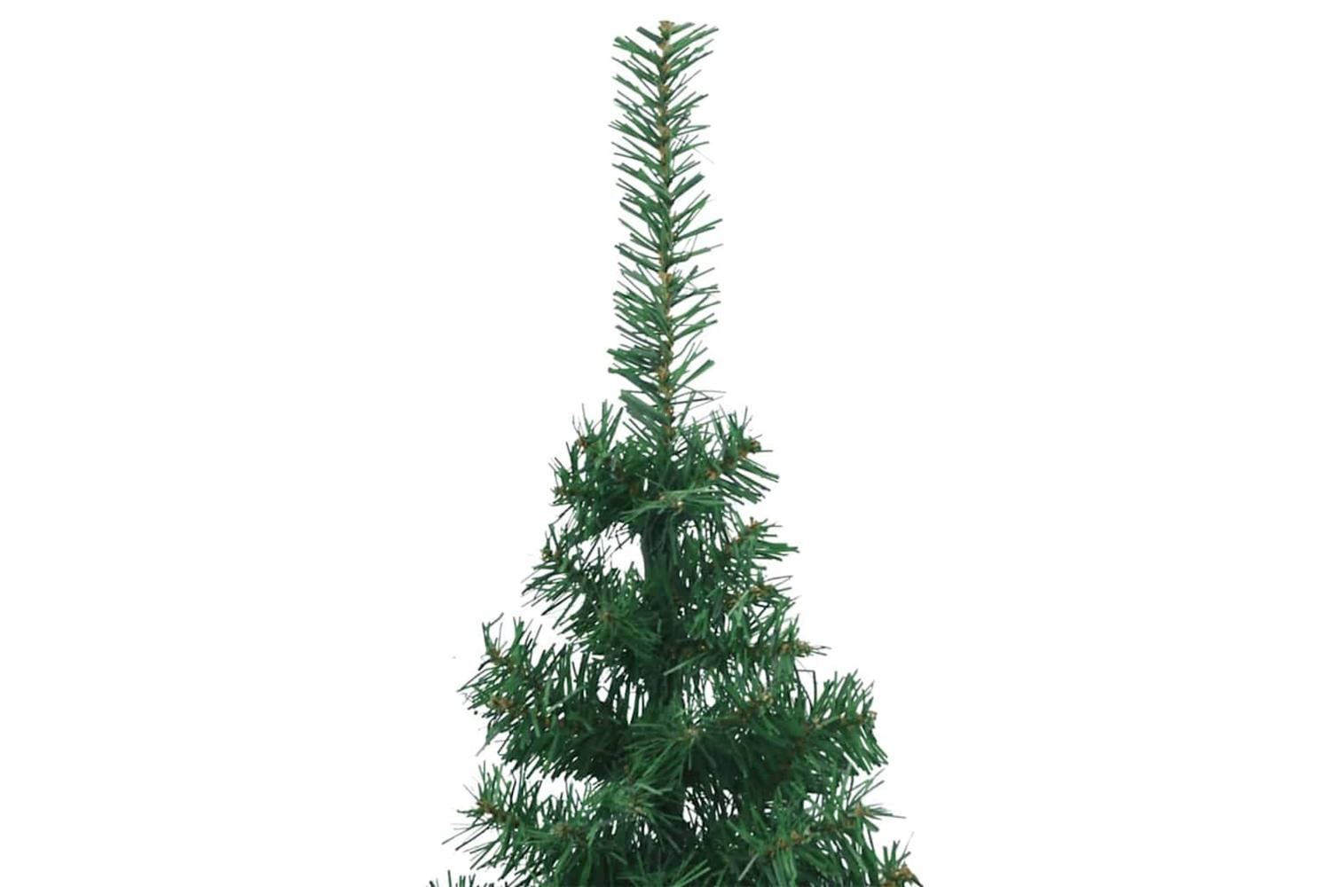 Vidaxl Corner Artificial Christmas Tree Green 180 Cm Pvc And Metal-6