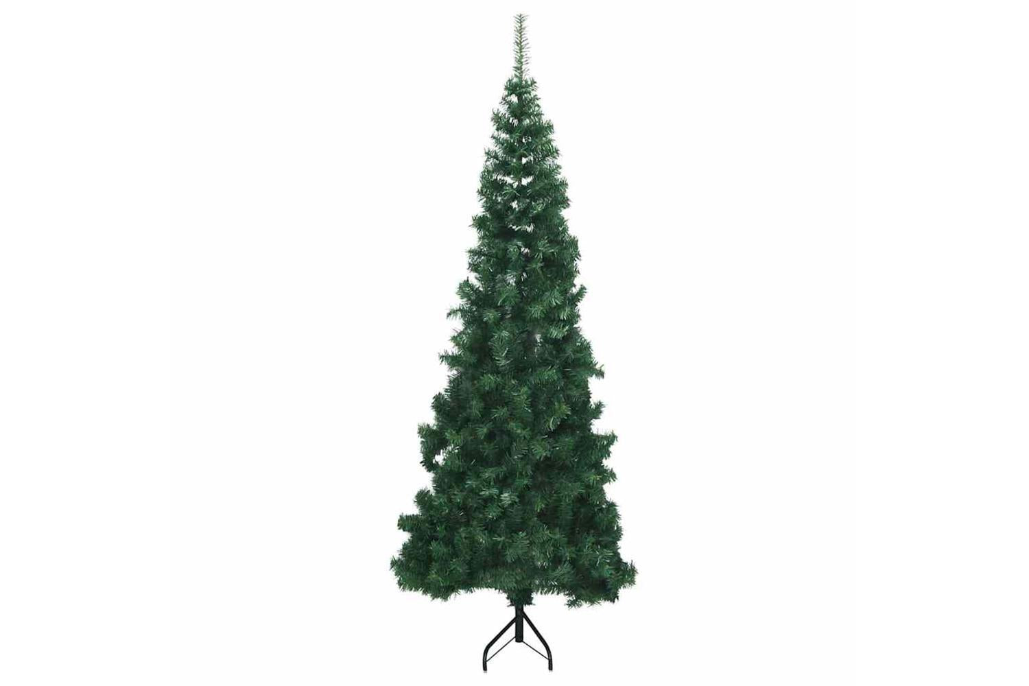 Vidaxl Corner Artificial Christmas Tree Green 180 Cm Pvc And Metal-6