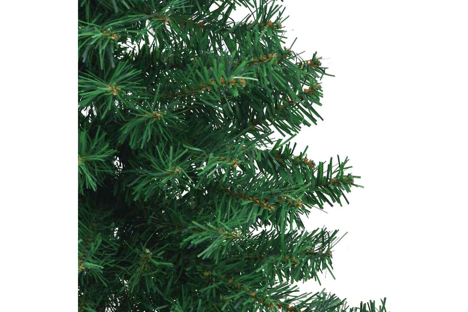 Vidaxl Corner Artificial Christmas Tree Green 180 Cm Pvc And Metal-10