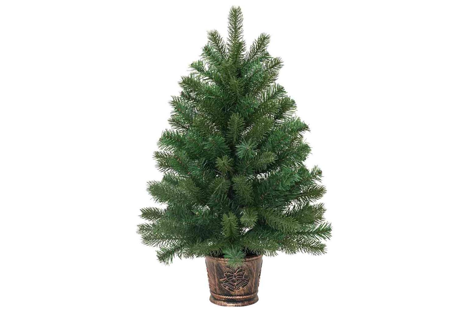 Vidaxl Artificial Christmas Tree With 150 Leds Green 95 Cm Pe And Pvc-5