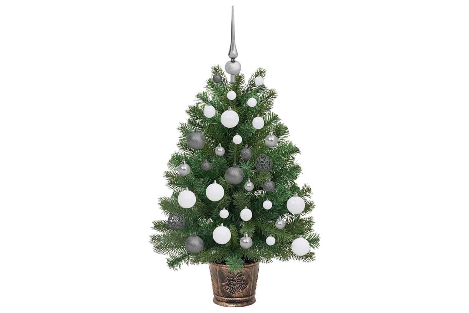 Vidaxl Artificial Christmas Tree With 150 Leds Green 95 Cm Pe And Pvc-5