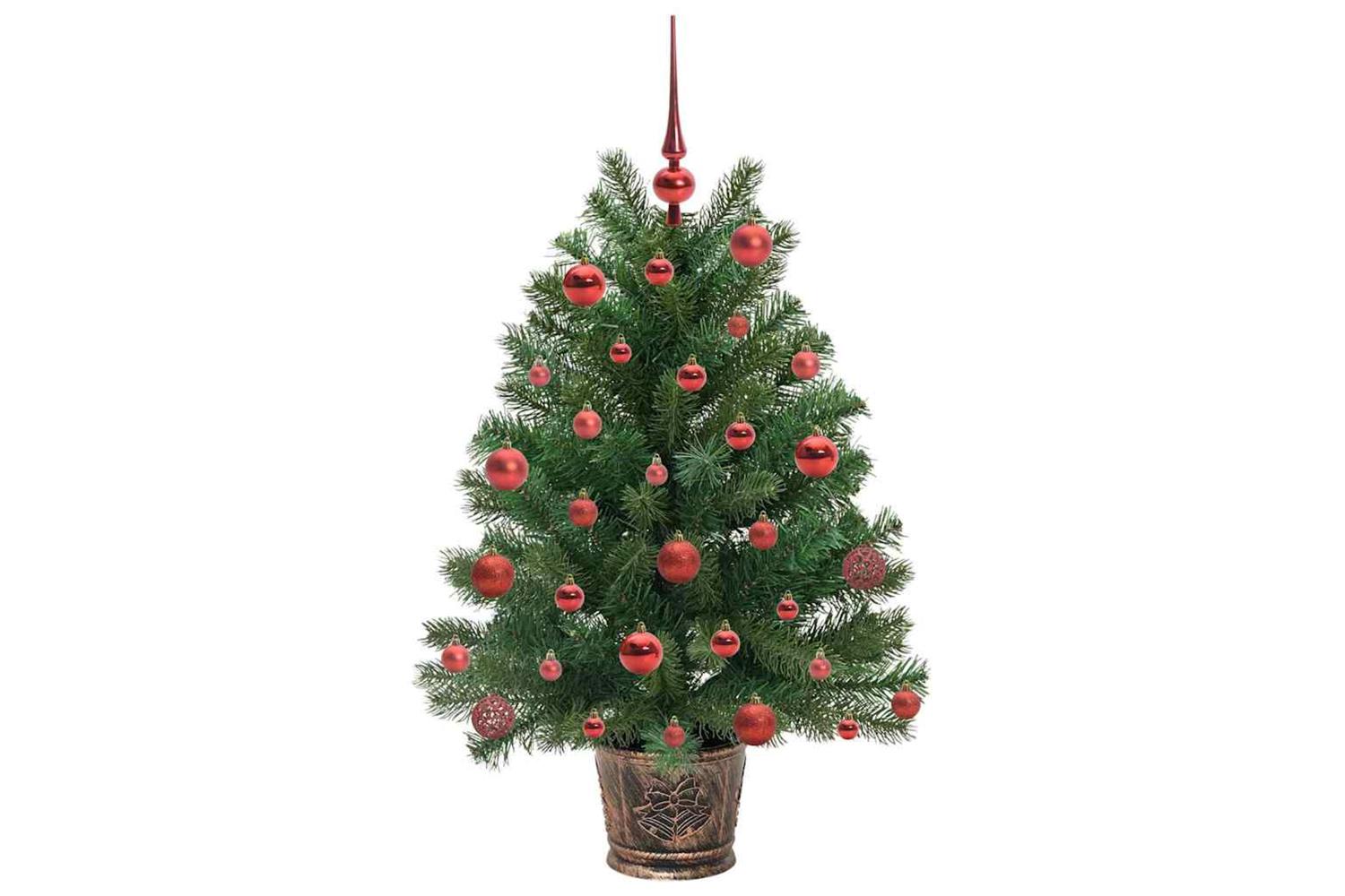 Vidaxl Artificial Christmas Tree With 150 Leds Green 95 Cm Pe And Pvc-4