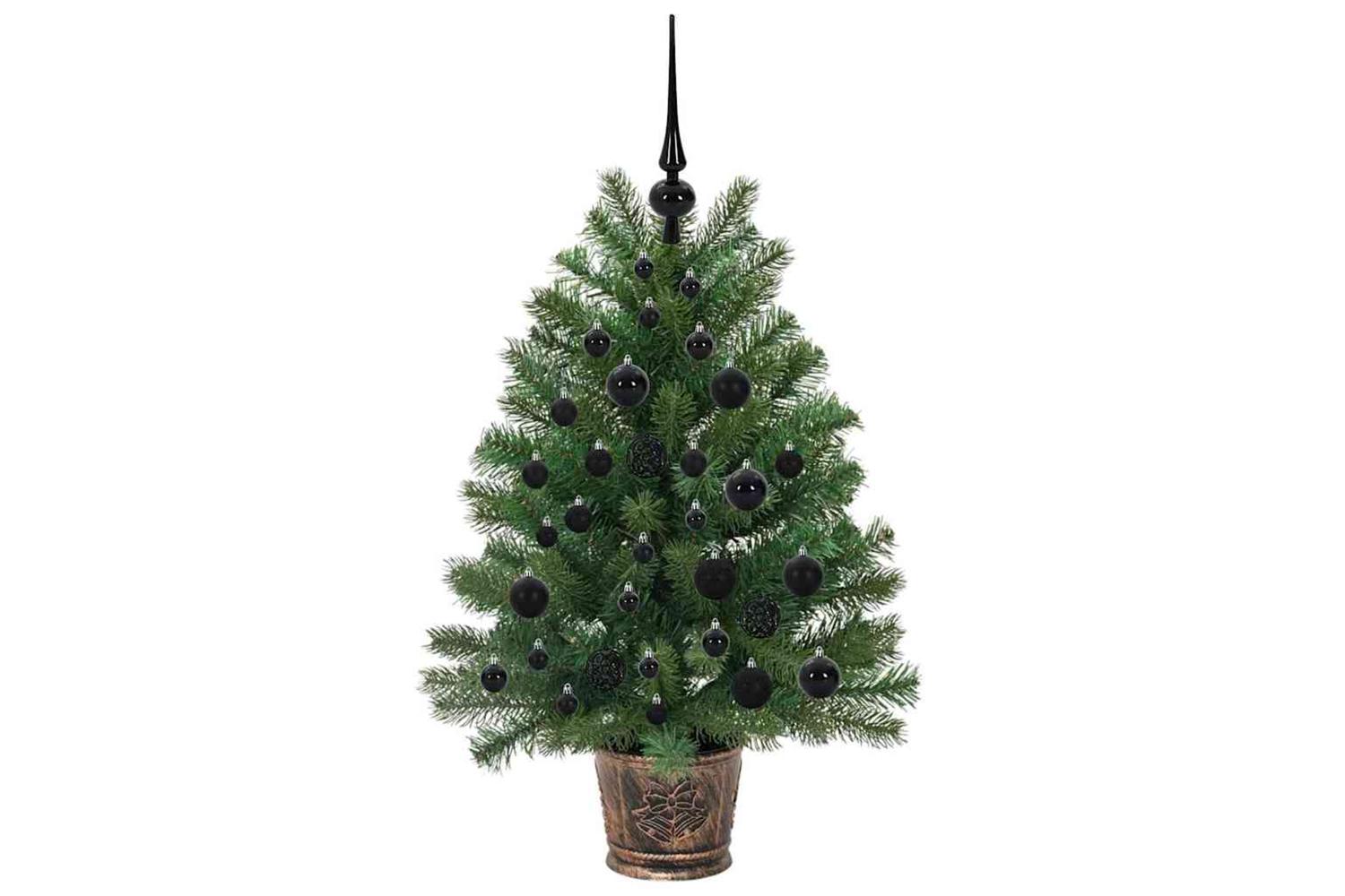 Vidaxl Artificial Christmas Tree With 150 Leds Green 95 Cm Pe And Pvc-4