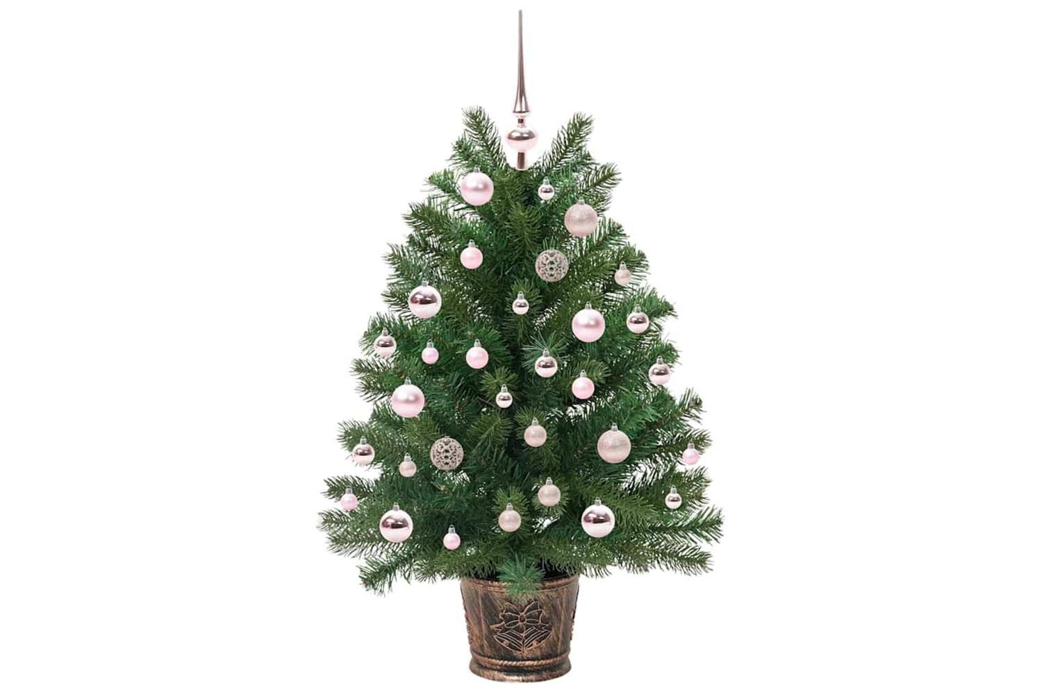 Vidaxl Artificial Christmas Tree With 150 Leds Green 95 Cm Pe And Pvc-3