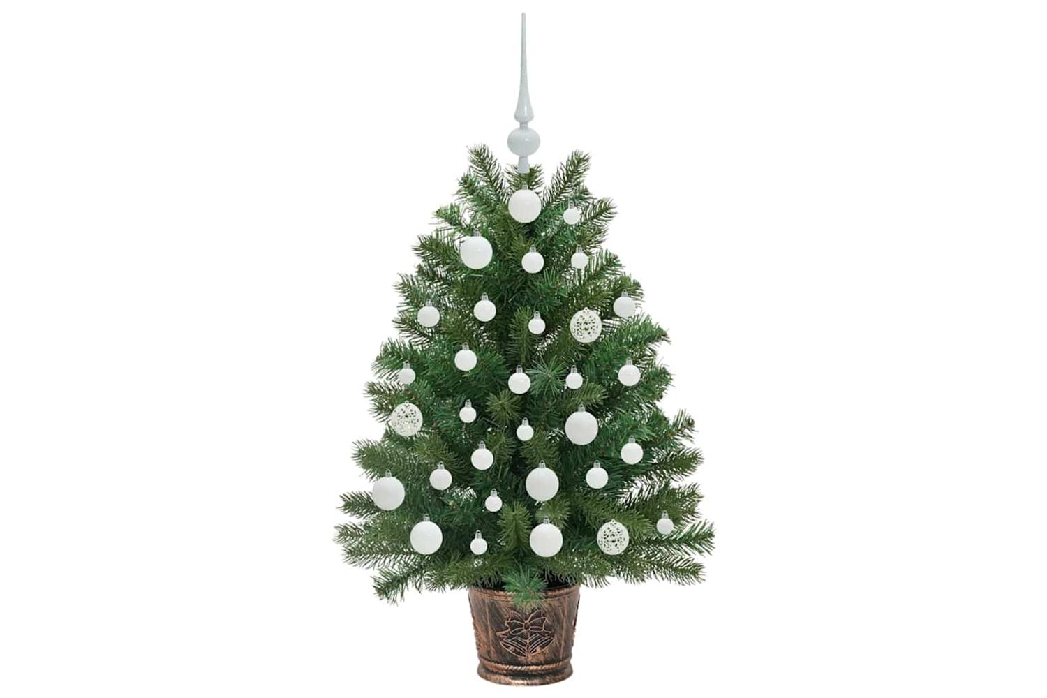 Vidaxl Artificial Christmas Tree With 150 Leds Green 95 Cm Pe And Pvc-4