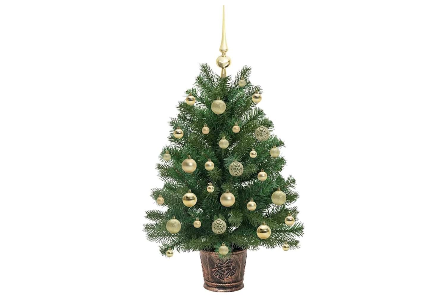 Vidaxl Artificial Christmas Tree With 150 Leds Green 95 Cm Pe And Pvc-4