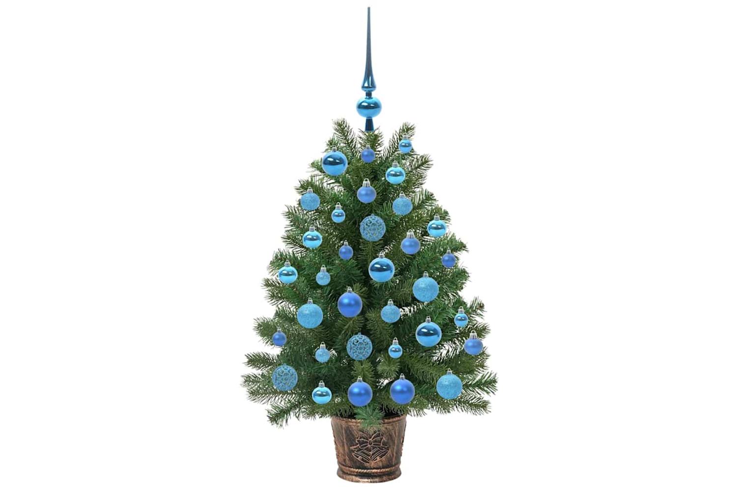 Vidaxl Artificial Christmas Tree With 150 Leds Green 95 Cm Pe And Pvc-4