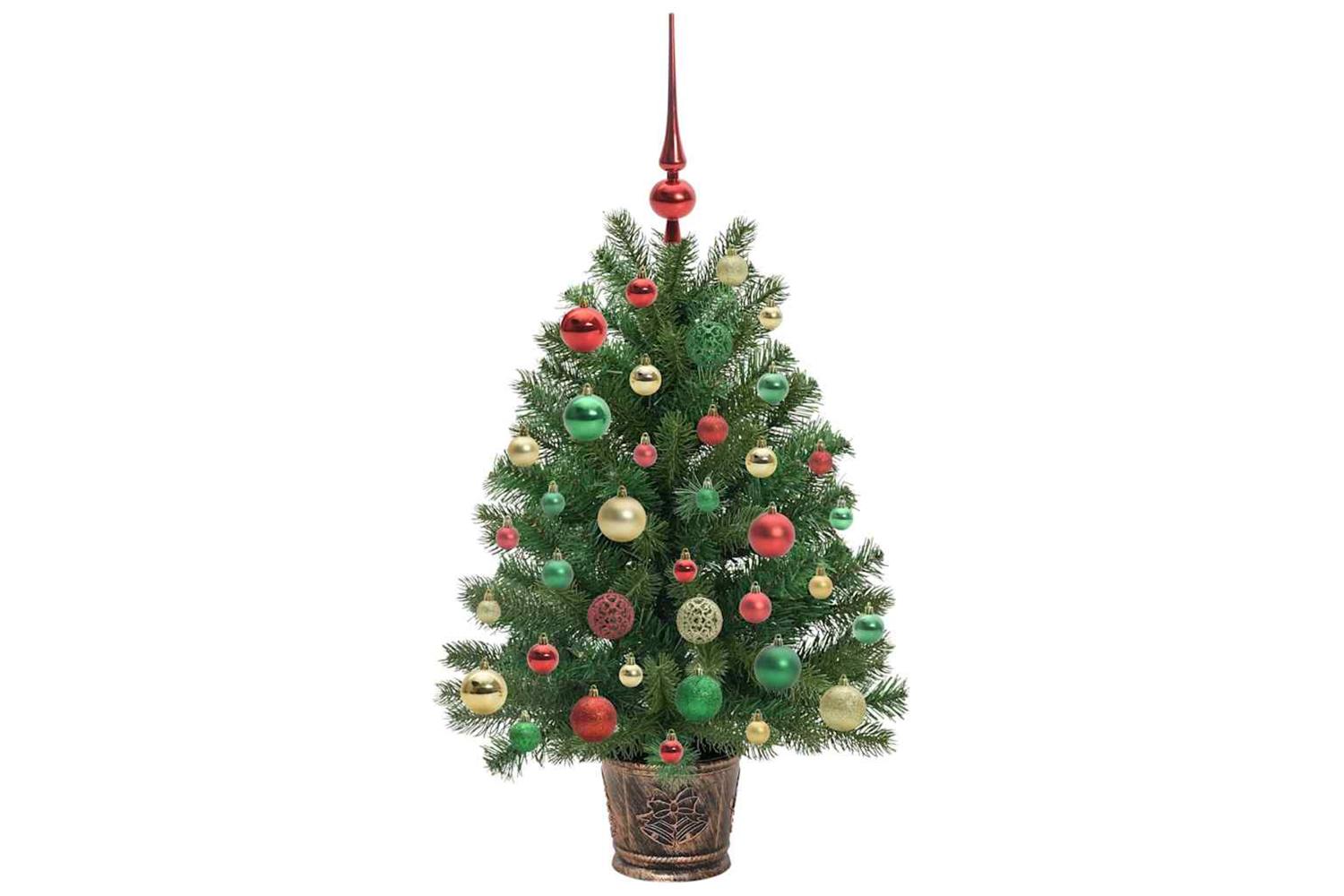 Vidaxl Artificial Christmas Tree With 150 Leds Green 95 Cm Pe And Pvc-6