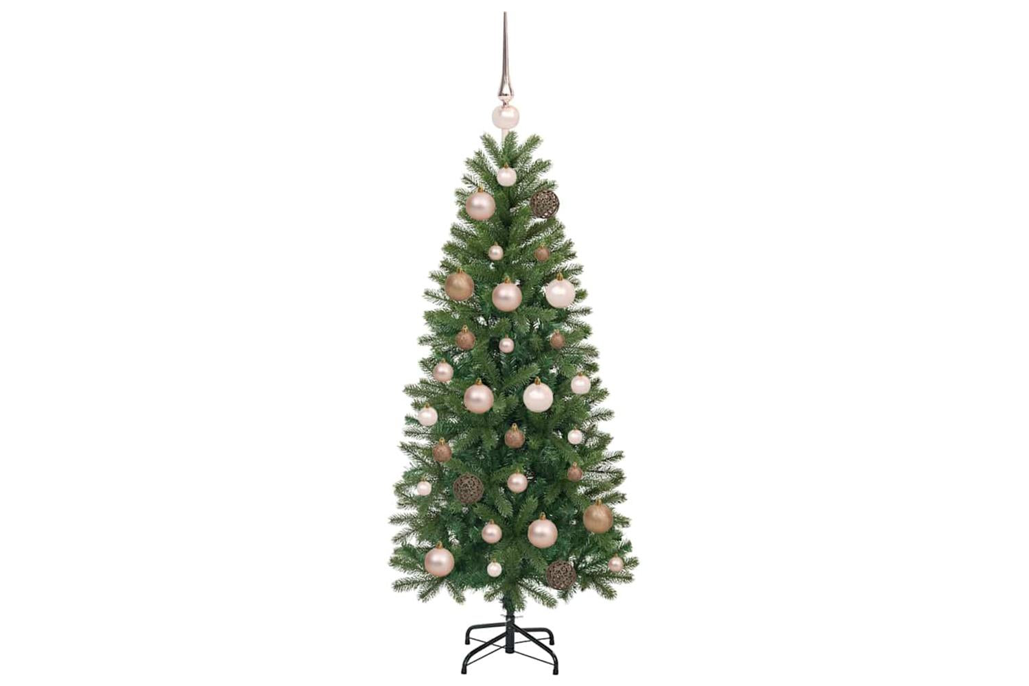 Vidaxl Artificial Christmas Tree With 150 Leds Green 120 Cm Pe And Pvc-4