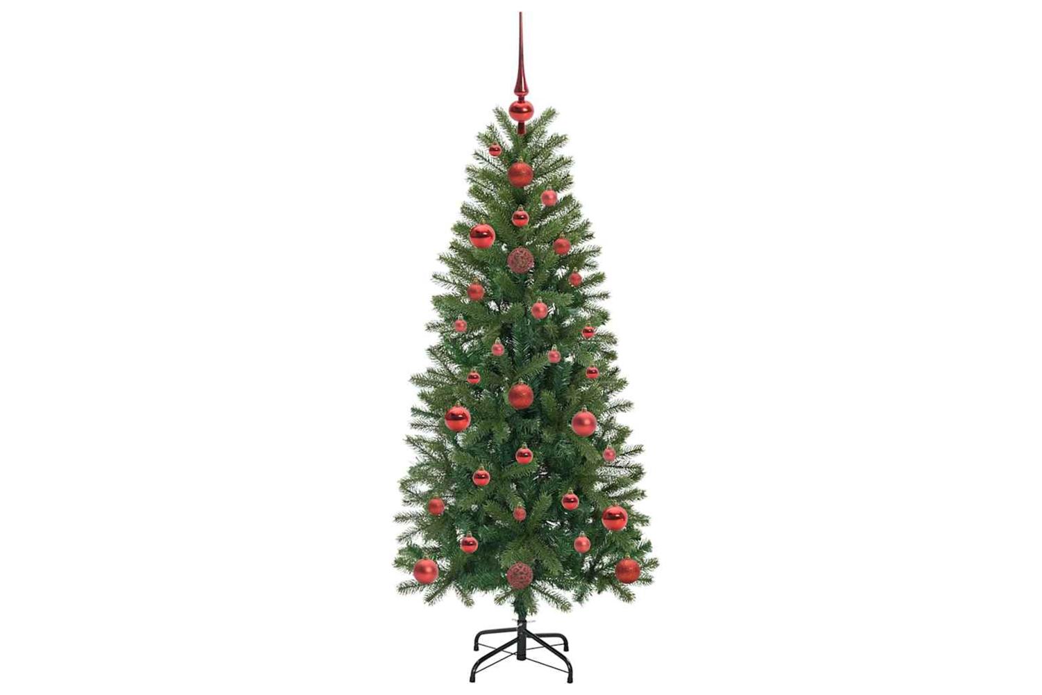 Vidaxl Artificial Christmas Tree With 150 Leds Green 120 Cm Pe And Pvc-4