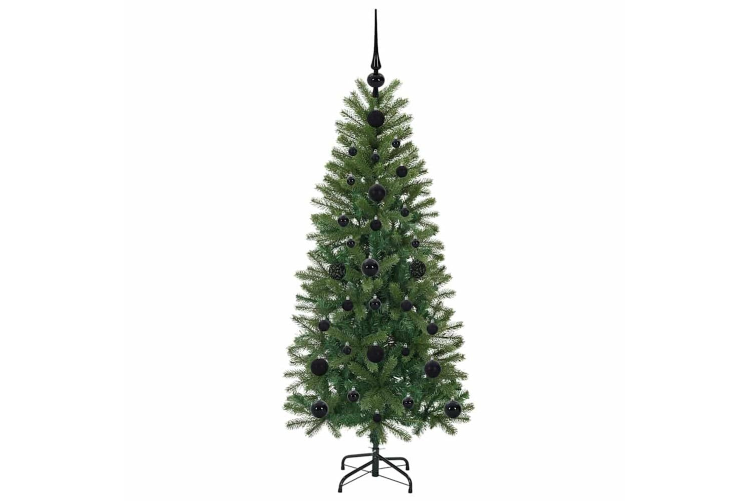 Vidaxl Artificial Christmas Tree With 150 Leds Green 120 Cm Pe And Pvc-4