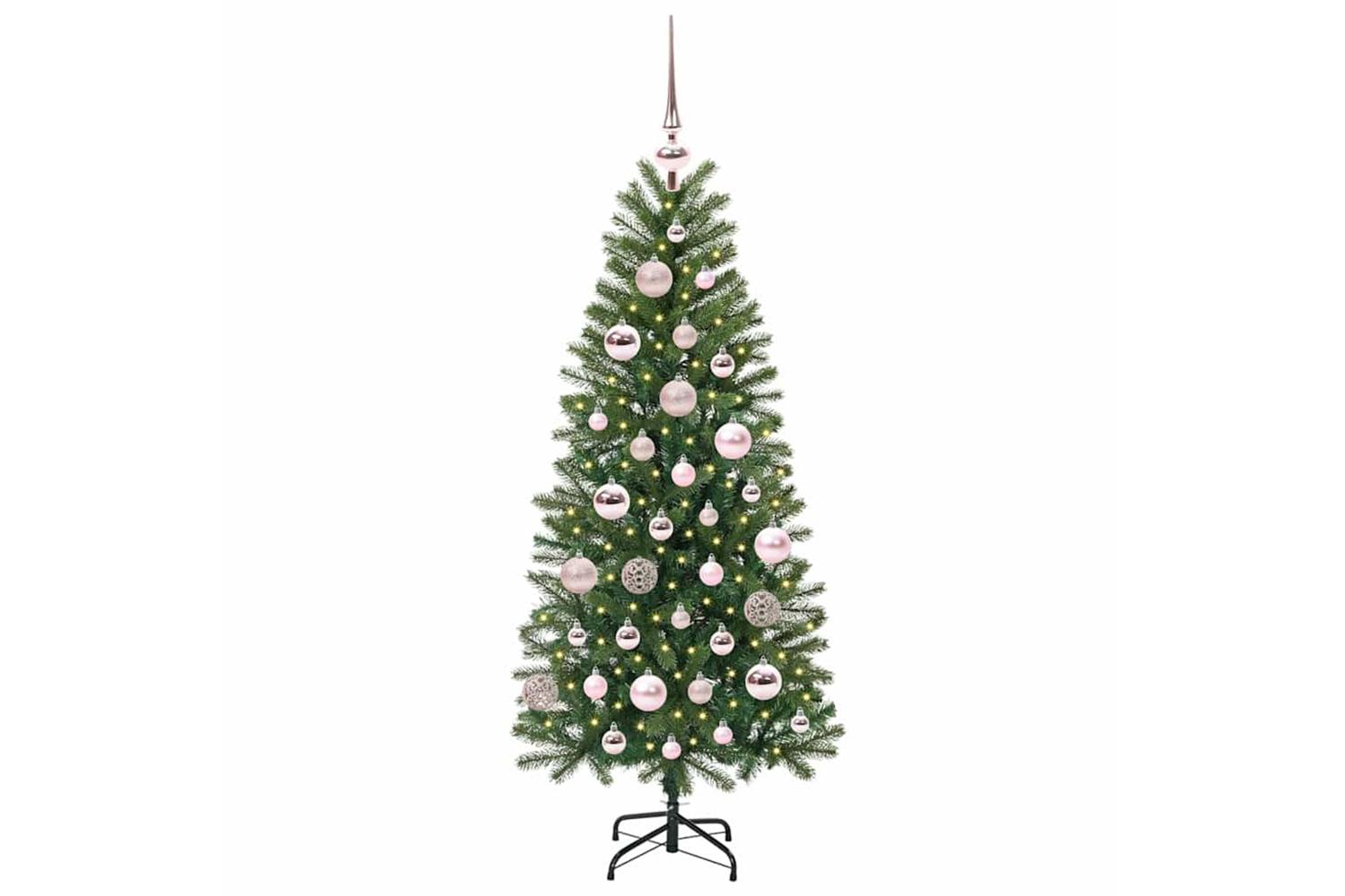 Vidaxl Artificial Christmas Tree With 150 Leds Green 120 Cm Pe And Pvc-3