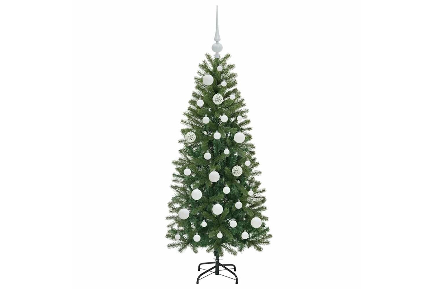 Vidaxl Artificial Christmas Tree With 150 Leds Green 120 Cm Pe And Pvc-4