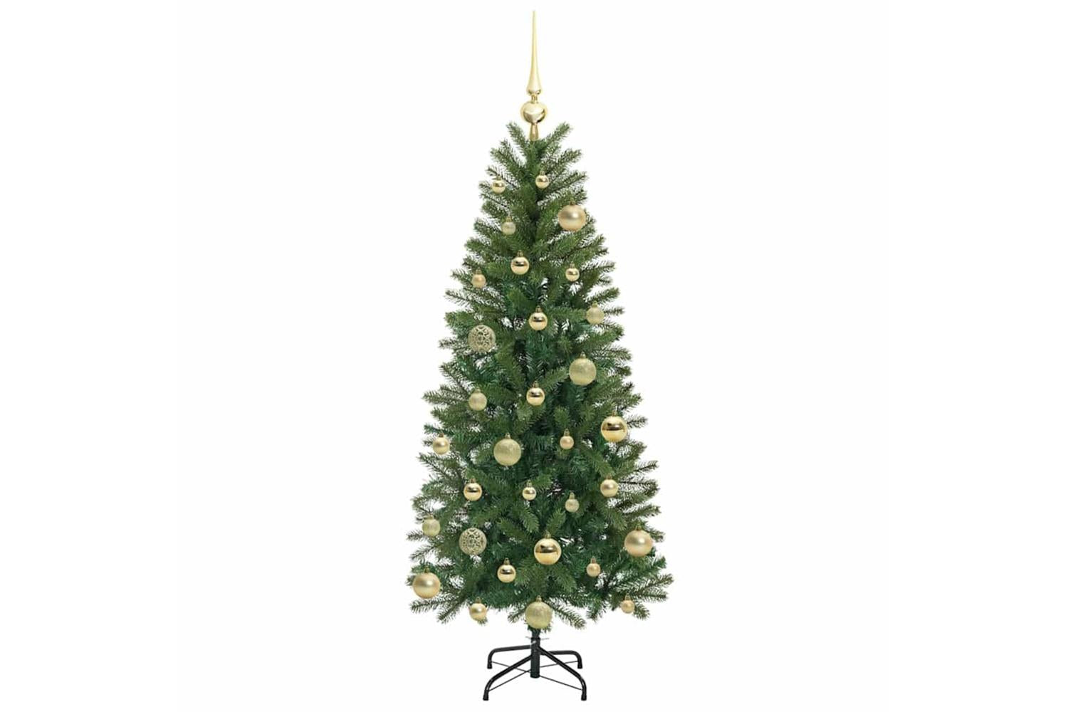 Vidaxl Artificial Christmas Tree With 150 Leds Green 120 Cm Pe And Pvc-4
