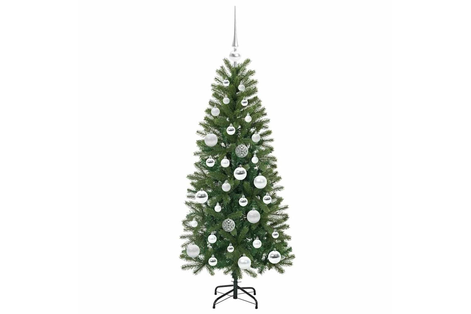 Vidaxl Artificial Christmas Tree With 150 Leds Green 120 Cm Pe And Pvc-4
