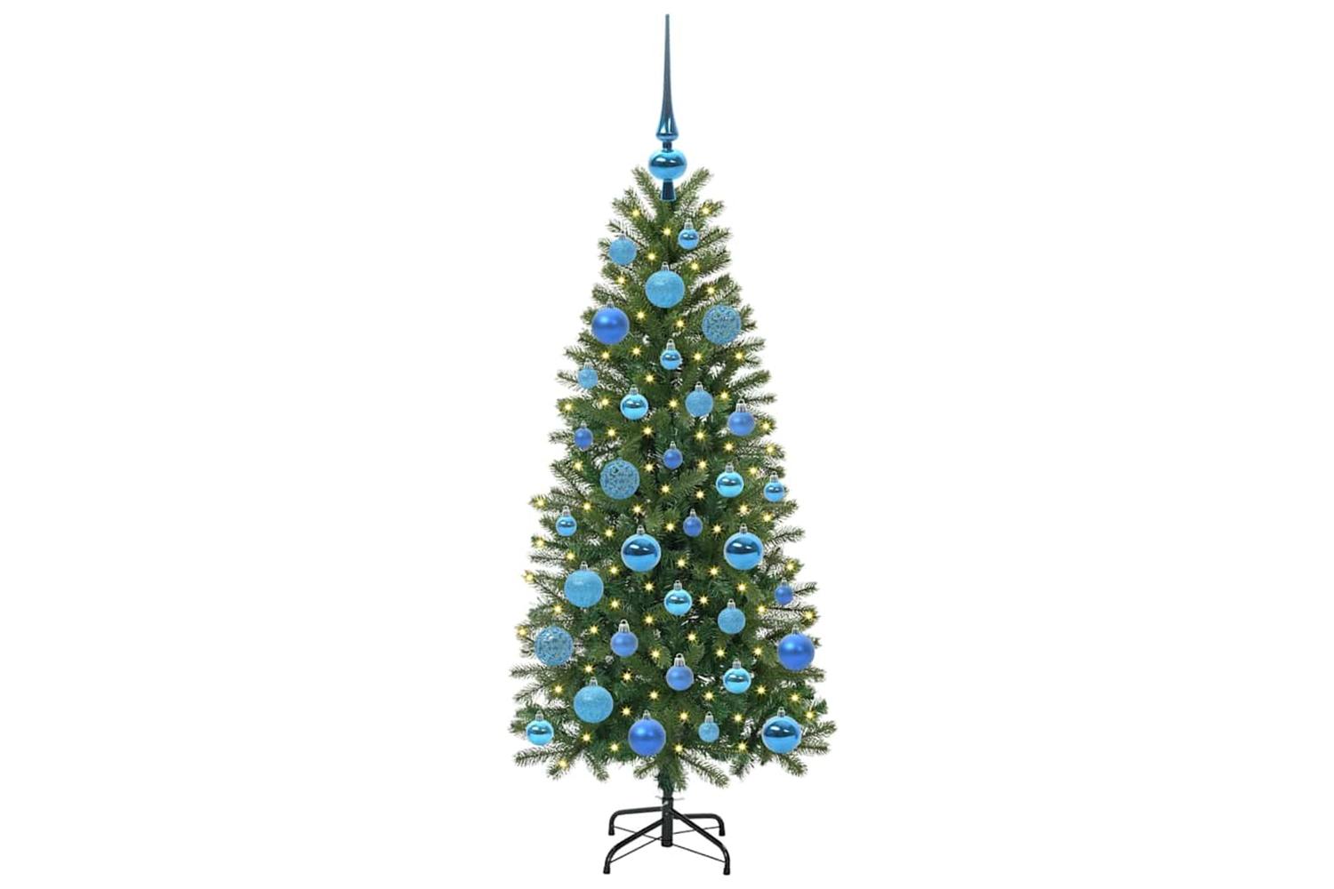 Vidaxl Artificial Christmas Tree With 150 Leds Green 120 Cm Pe And Pvc-3